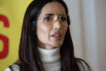 Padma Lakshmi speaks during the #NoKings Manhattan press conference.